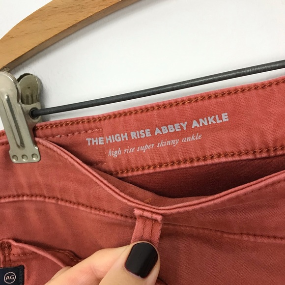 Anthro AG Abbey Sateen High-Rise Skinny Jeans C0 - Picture 3 of 8